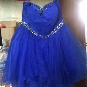 Size 18 strapless homecoming/formal dress